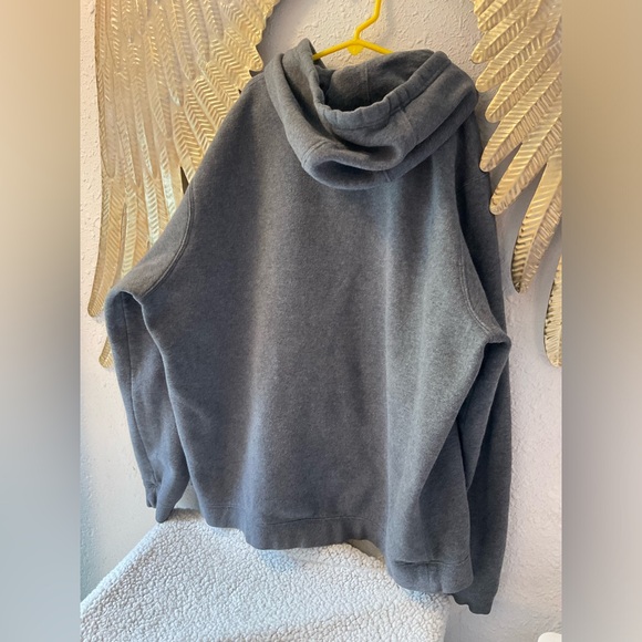 Nike | Black Tag Heavyweight Nike Swoosh Gray Hoodie Size XL graphic - Picture 5 of 8